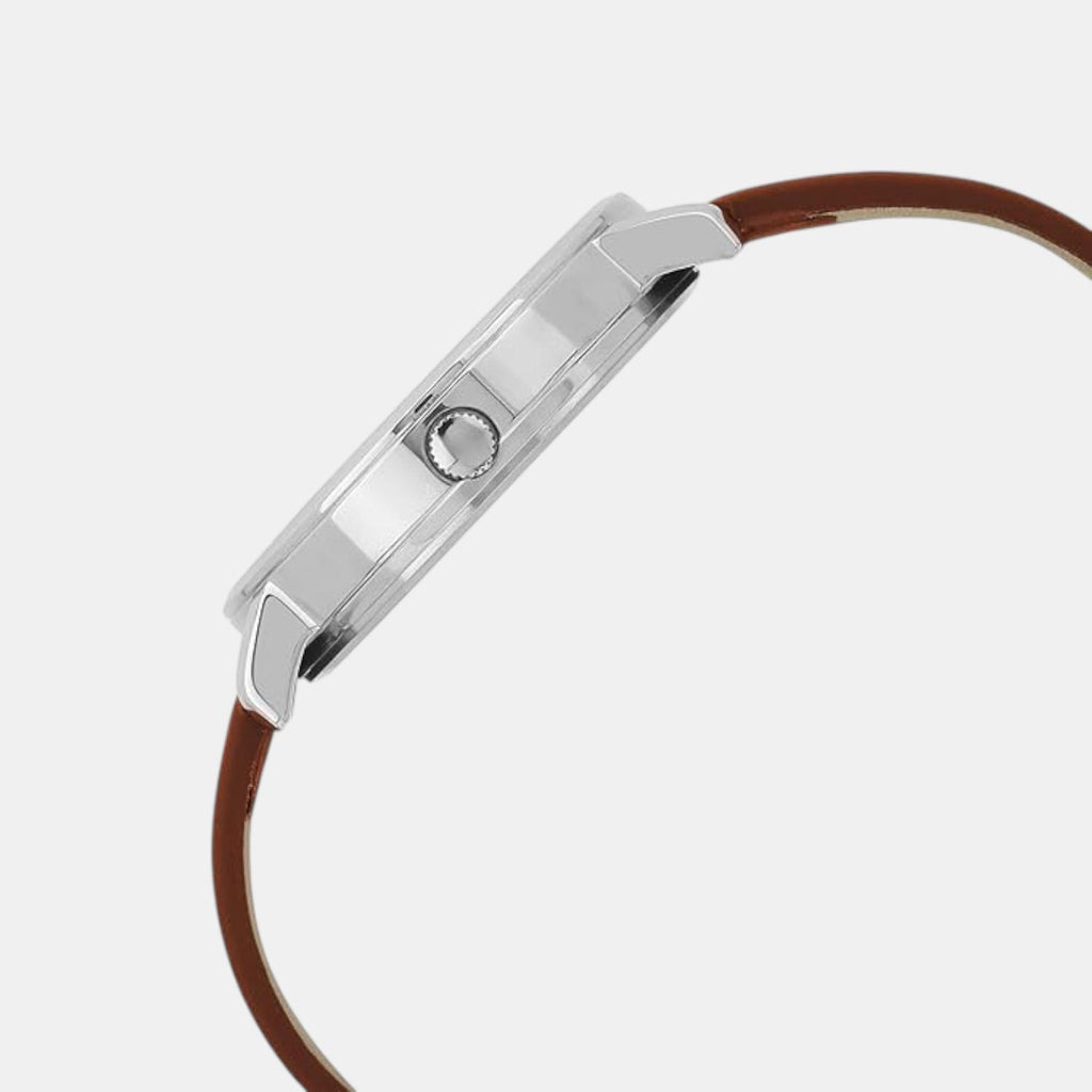 Signature Men Quartz Slaty Dial Analog Leather Watch UWUCG1304