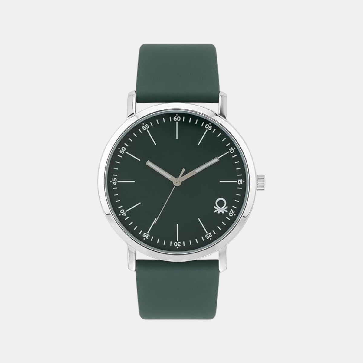 Signature Men Quartz Green Dial Analog Leather Watch UWUCG1305
