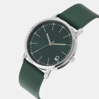 Signature Men Quartz Green Dial Analog Leather Watch UWUCG1305