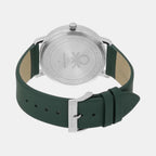 Signature Men Quartz Green Dial Analog Leather Watch UWUCG1305