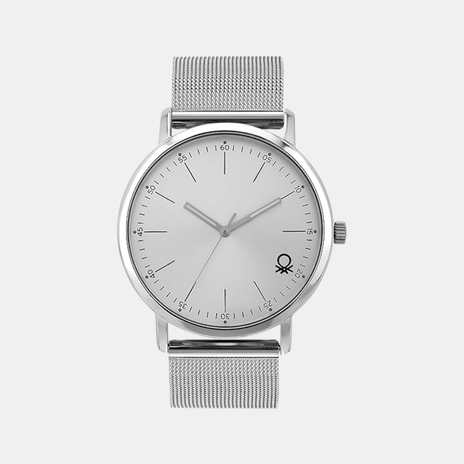 Signature Men Quartz Silver Dial Analog Stainless Steel Watch UWUCG1306