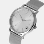 Signature Men Quartz Silver Dial Analog Stainless Steel Watch UWUCG1306