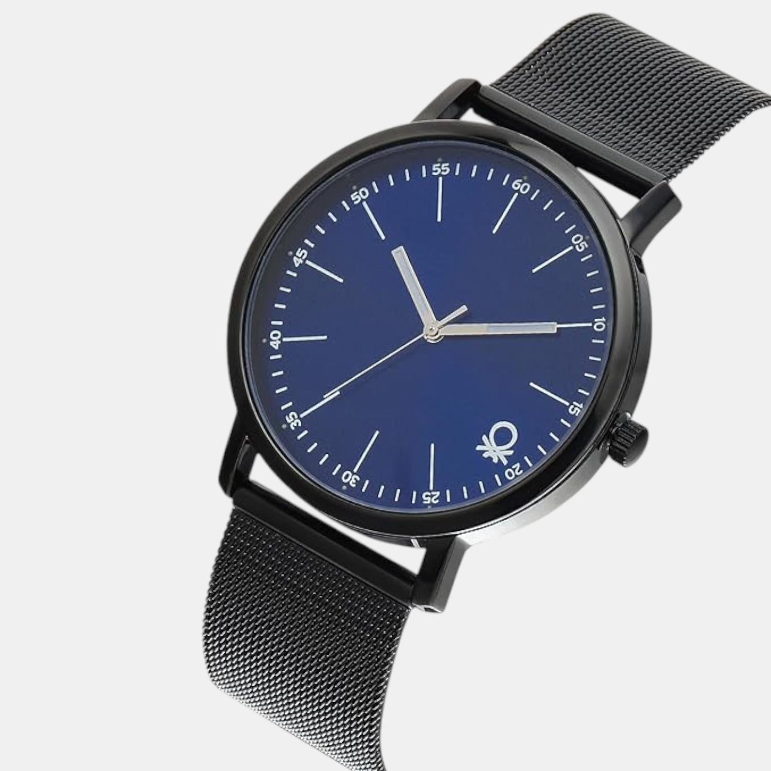 Signature Men Quartz Blue Dial Analog Stainless Steel Watch UWUCG1307