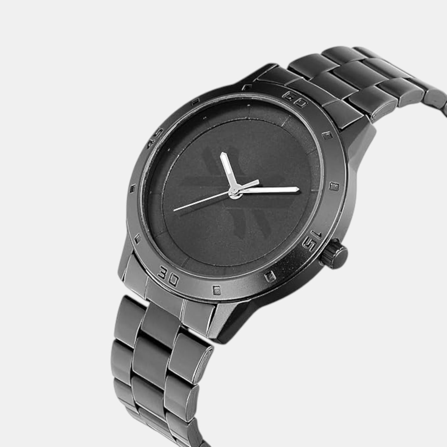 Iconic Men Quartz Black Dial Analog Stainless Steel Watch UWUCG1604