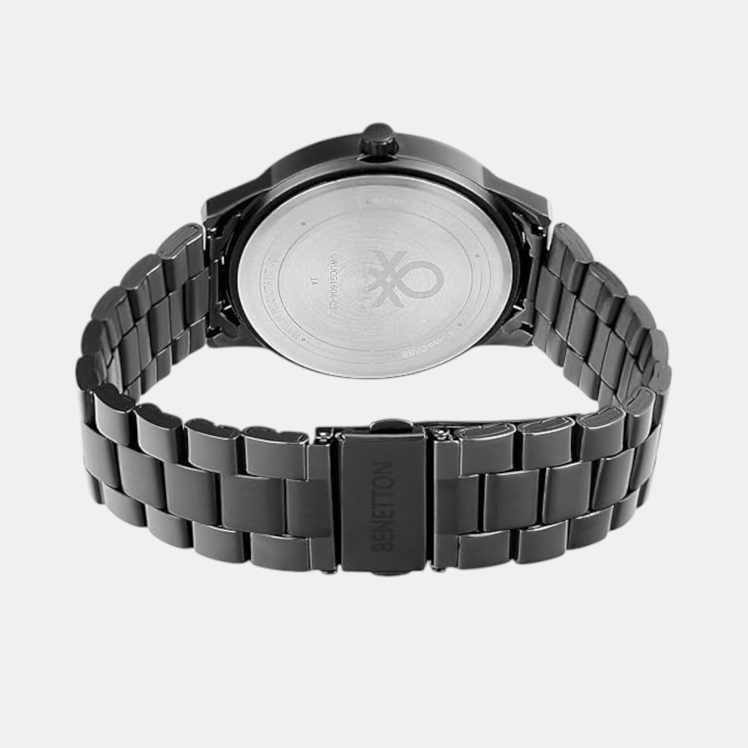 Iconic Men Quartz Black Dial Analog Stainless Steel Watch UWUCG1604