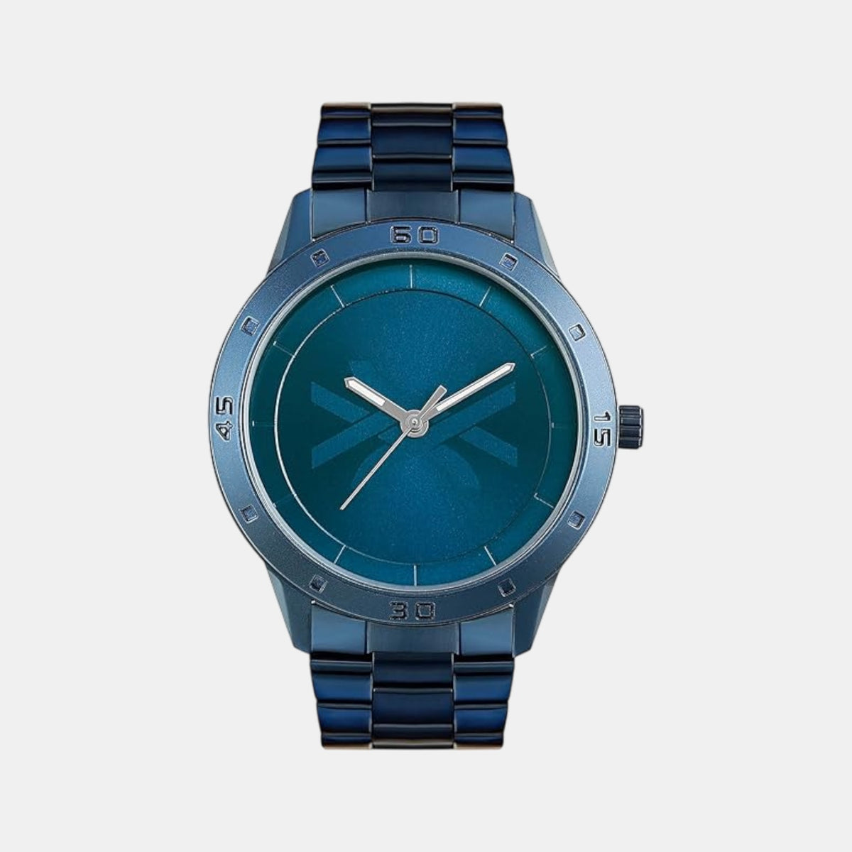 Iconic Men Quartz Blue Dial Analog Stainless Steel Watch UWUCG1605