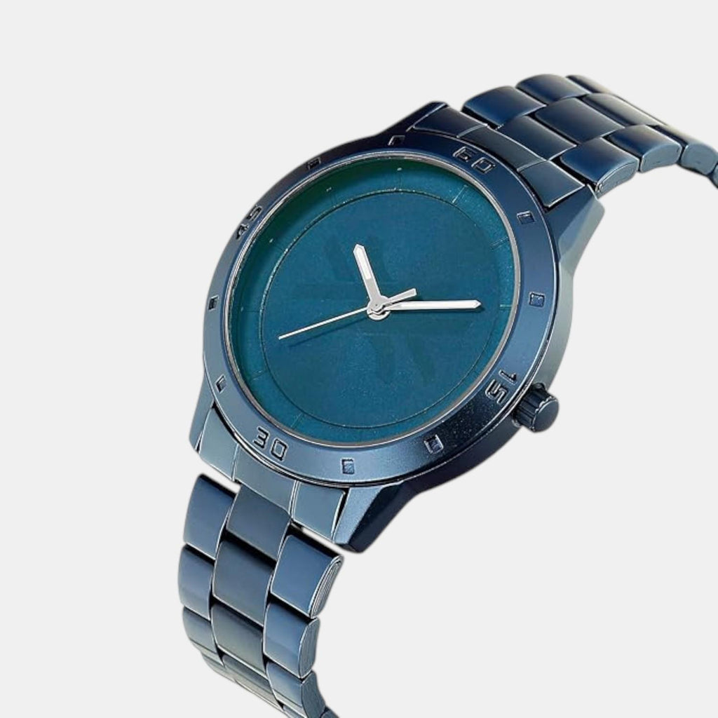 Iconic Men Quartz Blue Dial Analog Stainless Steel Watch UWUCG1605