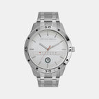 Signature Men Quartz Silver Dial Analog Stainless Steel Watch UWUCG1606