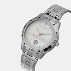 Signature Men Quartz Silver Dial Analog Stainless Steel Watch UWUCG1606