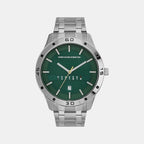Signature Men Quartz Green Dial Analog Stainless Steel Watch UWUCG1607