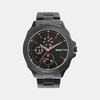Signature Men Quartz Black Dial Multi-Function Stainless Steel Watch UWUCG1703