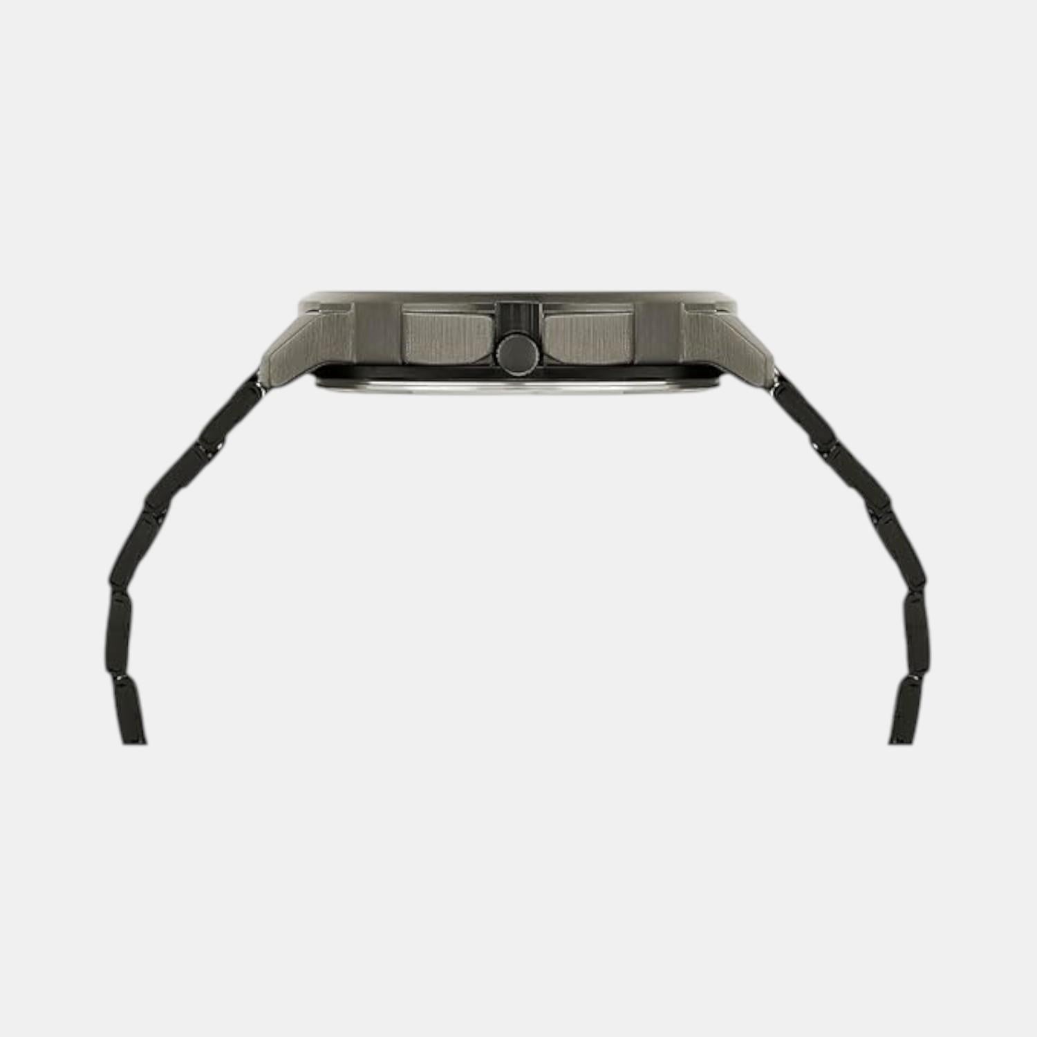 Signature Men Quartz Black Dial Multi-Function Stainless Steel Watch UWUCG1802