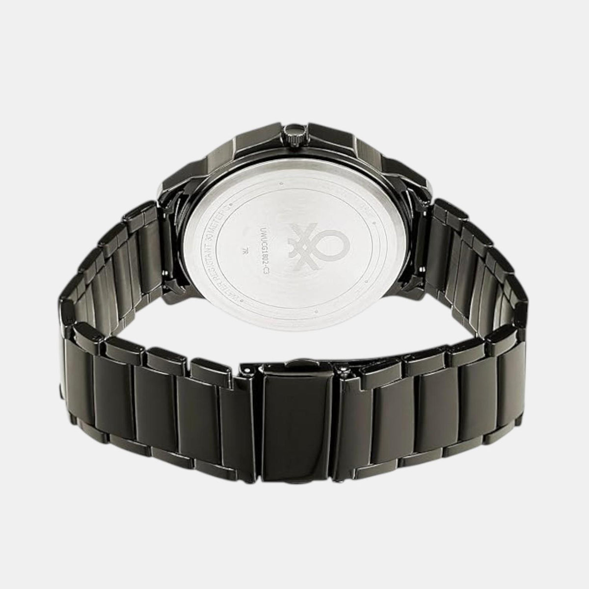 Signature Men Quartz Black Dial Multi-Function Stainless Steel Watch UWUCG1802