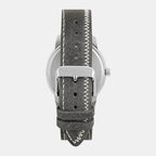 Iconic Men Quartz Black Dial Analog Leather Watch UWUCG2000