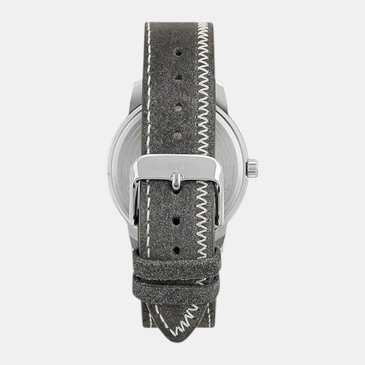 Iconic Men Quartz Black Dial Analog Leather Watch UWUCG2000