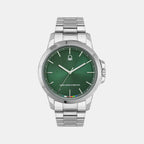 Signature Men Quartz Green Dial Analog Stainless Steel Watch UWUCG2100