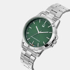Signature Men Quartz Green Dial Analog Stainless Steel Watch UWUCG2100