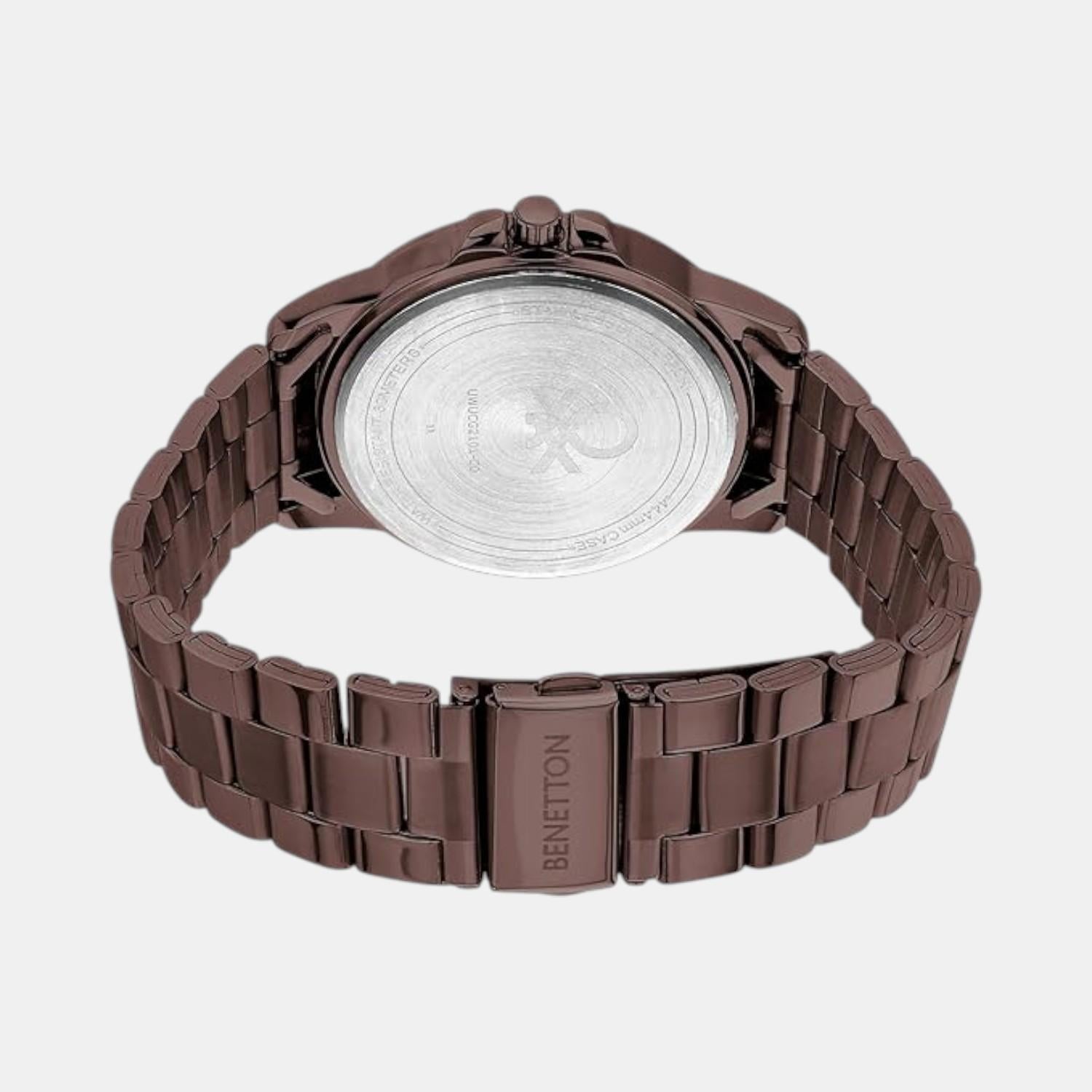 Signature Men Quartz Brown Dial Analog Stainless Steel Watch UWUCG2101