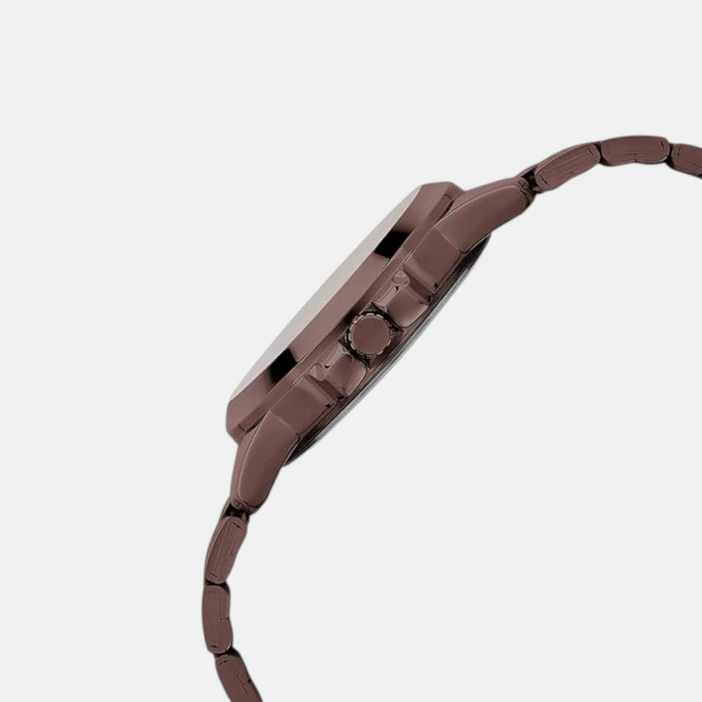 Signature Men Quartz Brown Dial Analog Stainless Steel Watch UWUCG2101