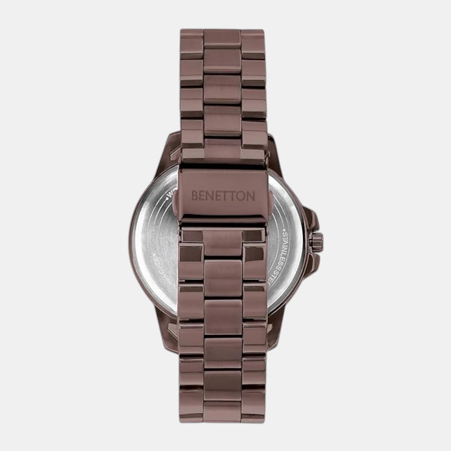 Signature Men Quartz Brown Dial Analog Stainless Steel Watch UWUCG2101