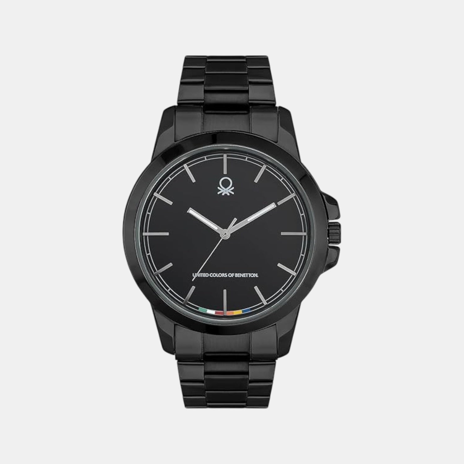 Signature Men Quartz Black Dial Analog Stainless Steel Watch UWUCG2102