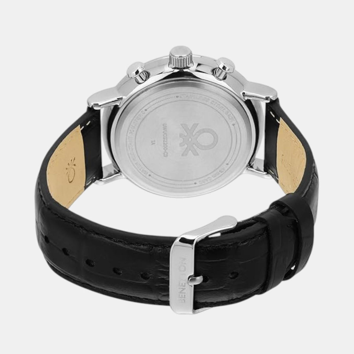 Signature Men Quartz Blue Dial Multi-Function Leather Watch UWUCG2200