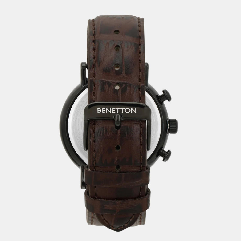 Signature Men Quartz Green Dial Multi-Function Leather Watch UWUCG2202