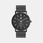 Signature Men Quartz Black Dial Analog Stainless Steel Watch UWUCG2300