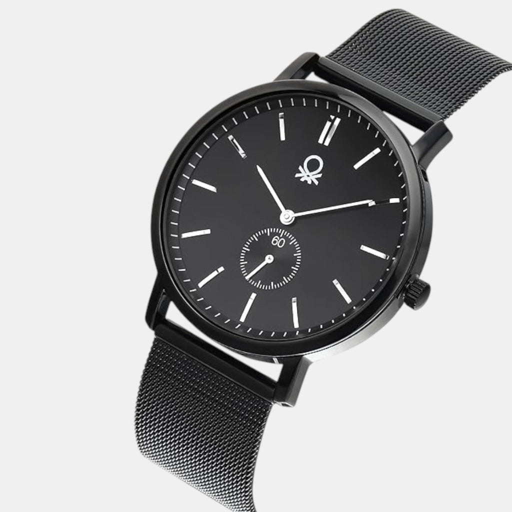 Signature Men Quartz Black Dial Analog Stainless Steel Watch UWUCG2300