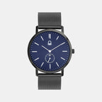 Signature Men Quartz Blue Dial Analog Stainless Steel Watch UWUCG2301