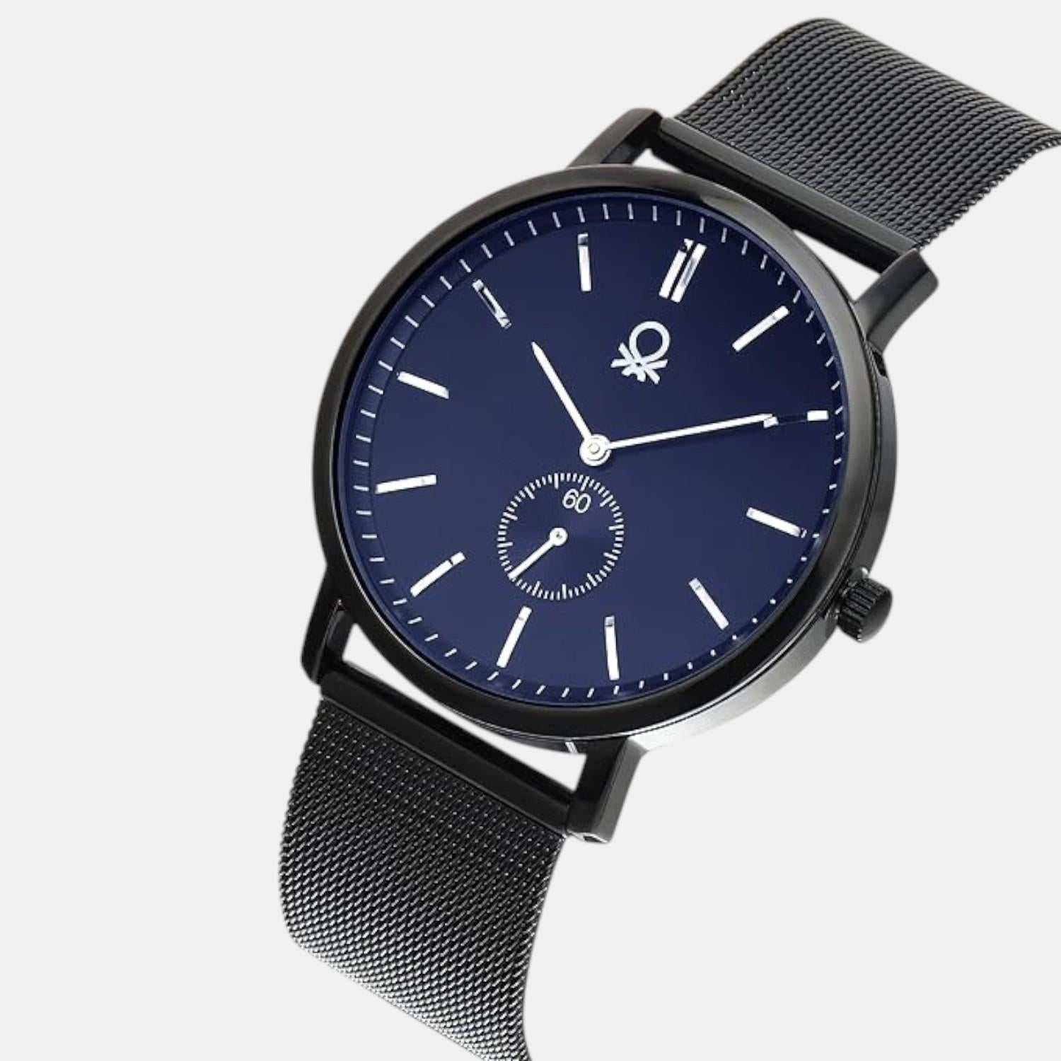 Signature Men Quartz Blue Dial Analog Stainless Steel Watch UWUCG2301