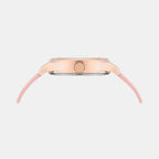 Social Women Quartz Silver Dial Analog Leather Watch UWUCL0100