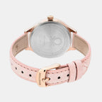 Social Women Quartz Silver Dial Analog Leather Watch UWUCL0100