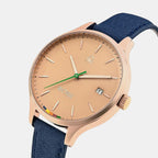 Social Women Quartz Rose Gold Dial Analog Leather Watch UWUCL0101