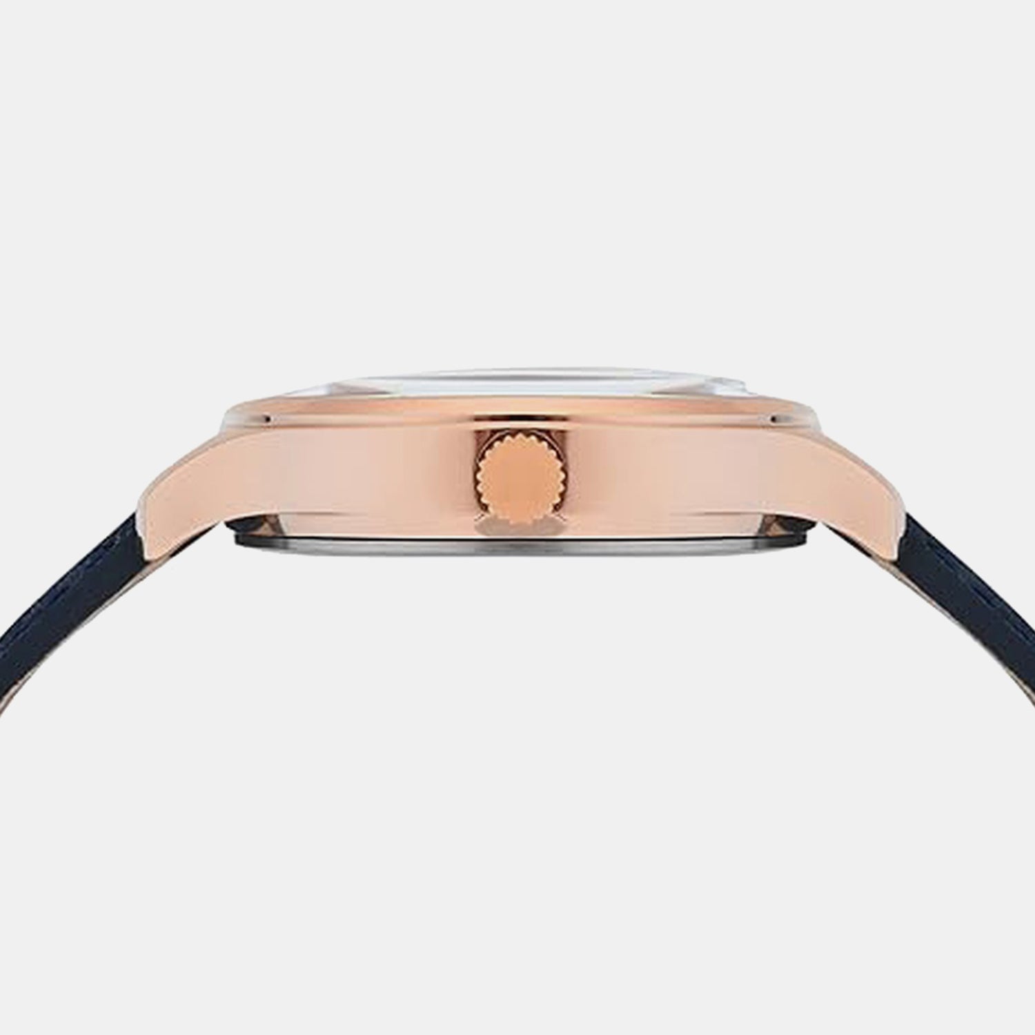 Social Women Quartz Rose Gold Dial Analog Leather Watch UWUCL0101