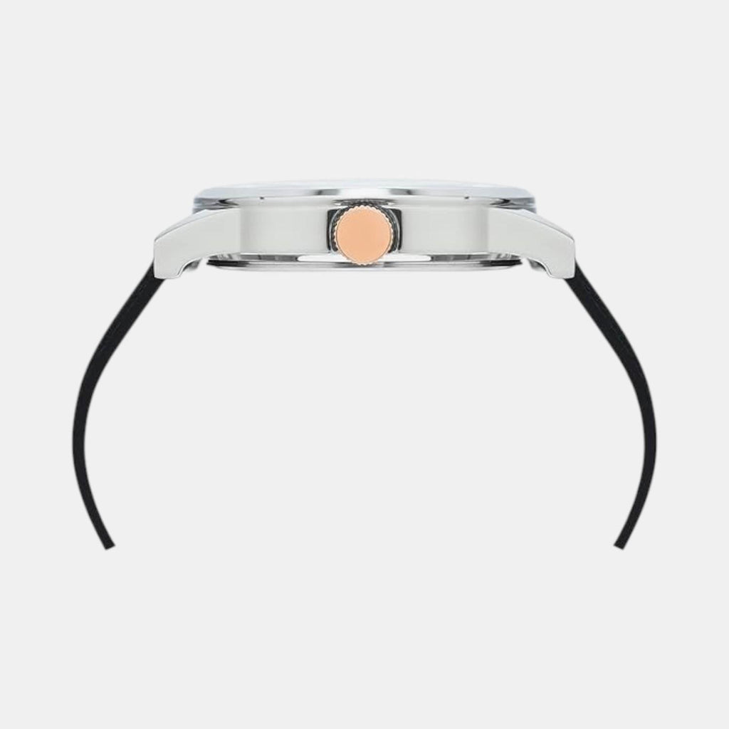 Social Women Quartz Black Dial Analog Leather Watch UWUCL0101