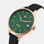 Social Women Quartz Green Dial Analog Leather Watch UWUCL0102