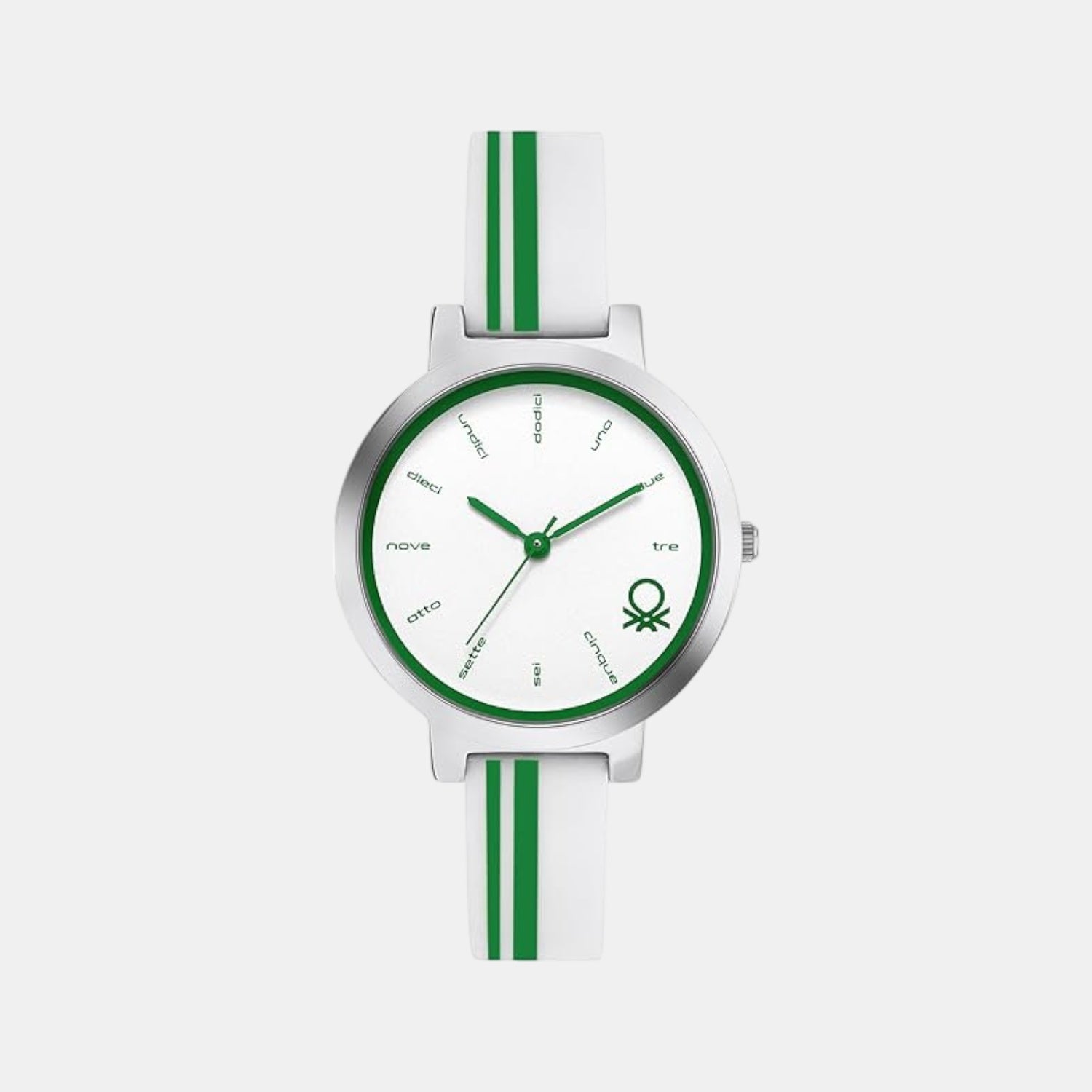 Signature Women Quartz White Dial Analog Silicone Watch UWUCL0200