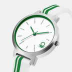 Signature Women Quartz White Dial Analog Silicone Watch UWUCL0200