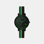 Signature Women Quartz Black Dial Analog Silicone Watch UWUCL0203