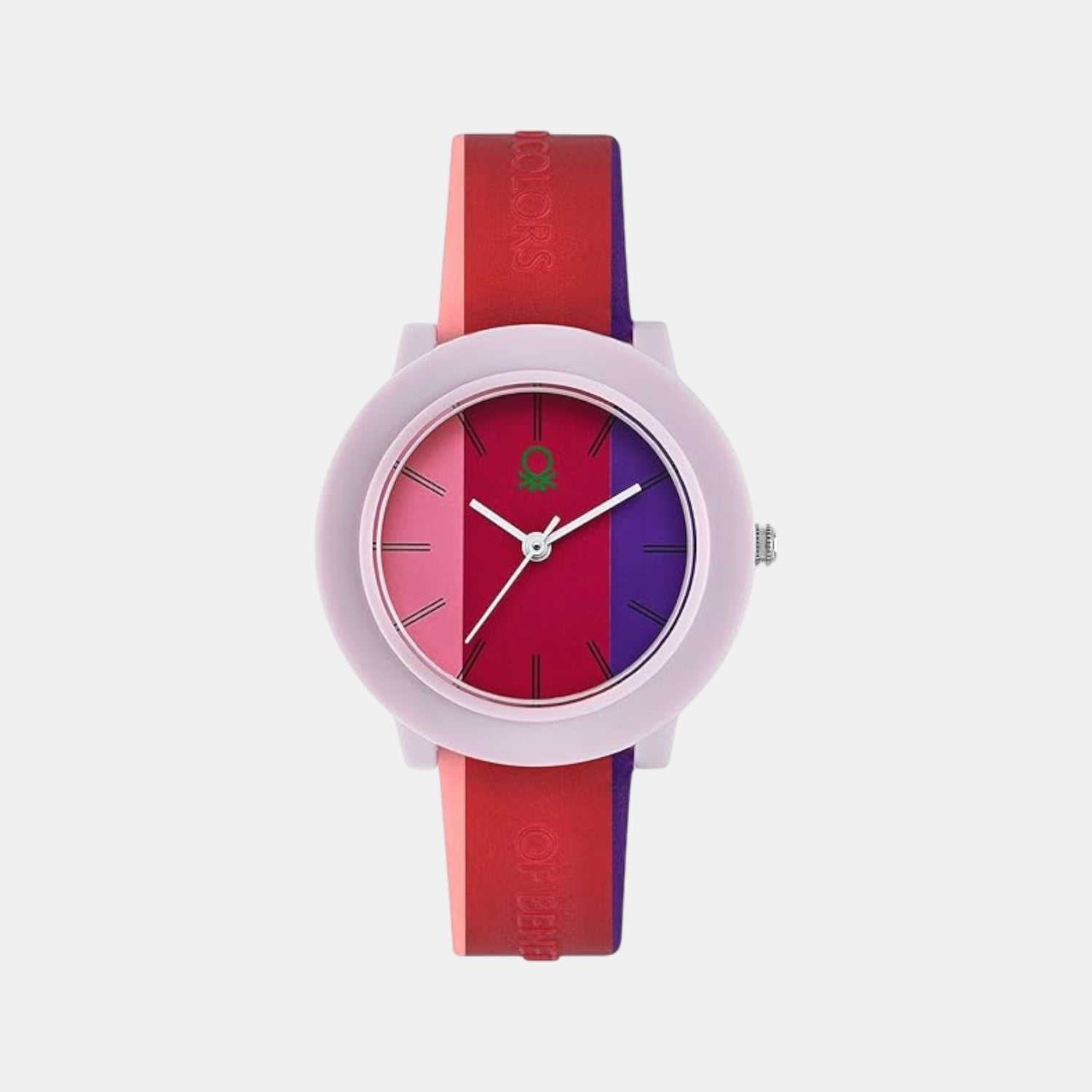 Iconic Women Quartz Multi-Colour Dial Analog Silicone Watch UWUCL0401