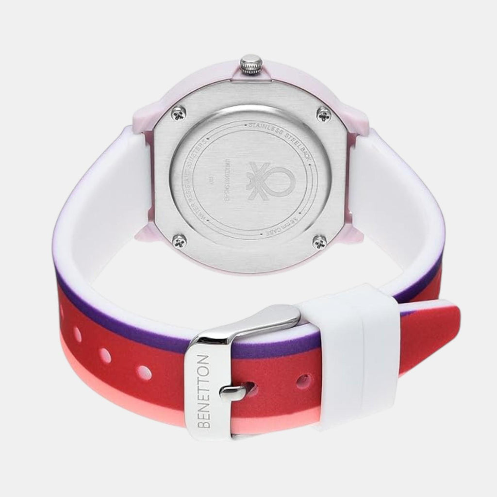 Iconic Women Quartz Multi-Colour Dial Analog Silicone Watch UWUCL0401