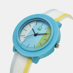 Iconic Women Quartz Multi-Colour Dial Analog Silicone Watch UWUCL0402