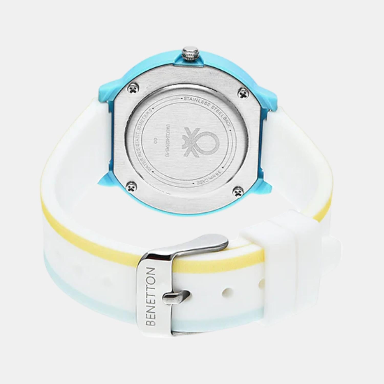 Iconic Women Quartz Multi-Colour Dial Analog Silicone Watch UWUCL0402