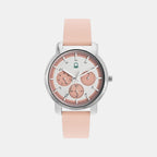 Signature Women Quartz Pink Dial Analog Leather Watch UWUCL0501