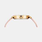 Signature Women Quartz Pink Dial Multi-Function Leather Watch UWUCL1005