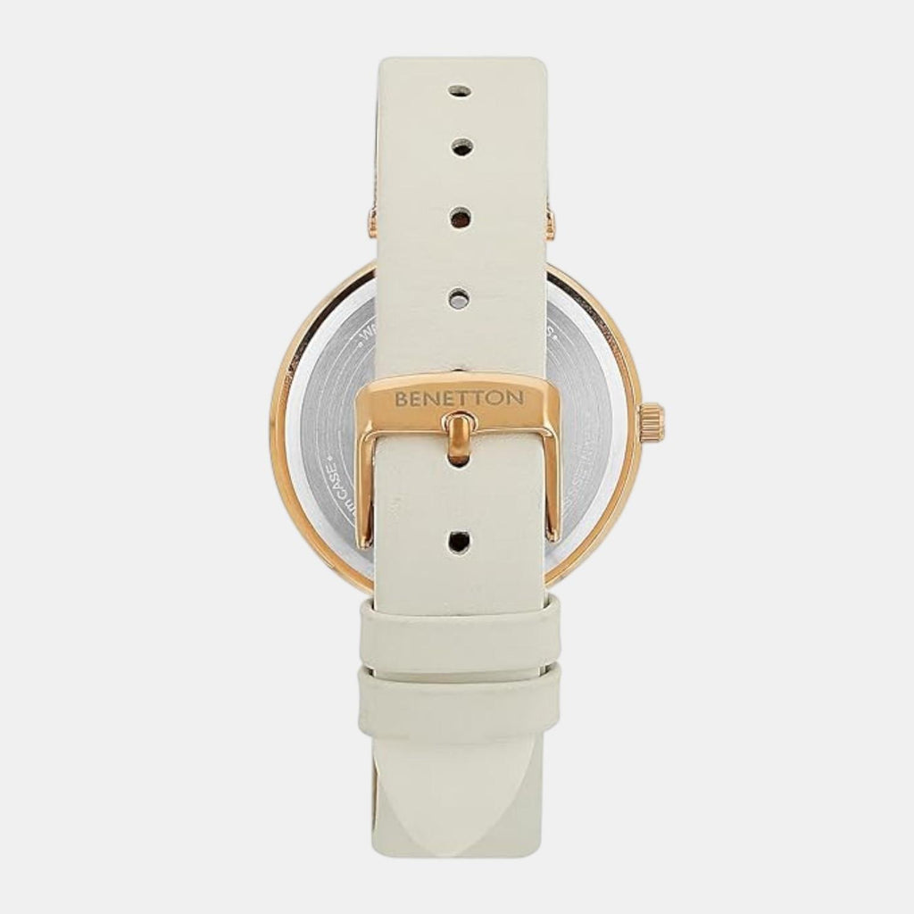 Signature Women Quartz Pink Dial Multi-Function Leather Watch UWUCL1007