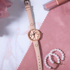 Furla Heritage Women Quartz Pink Dial Analog Leather Watch WW00005012L3