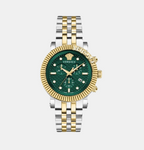 Versace Round Green Chronograph watch