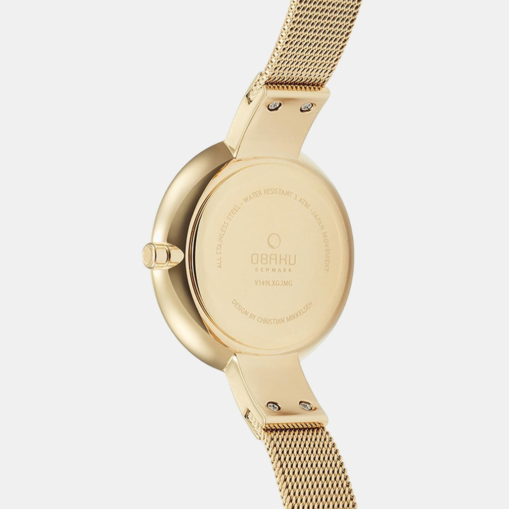 Obaku Stainless Steel Round watch